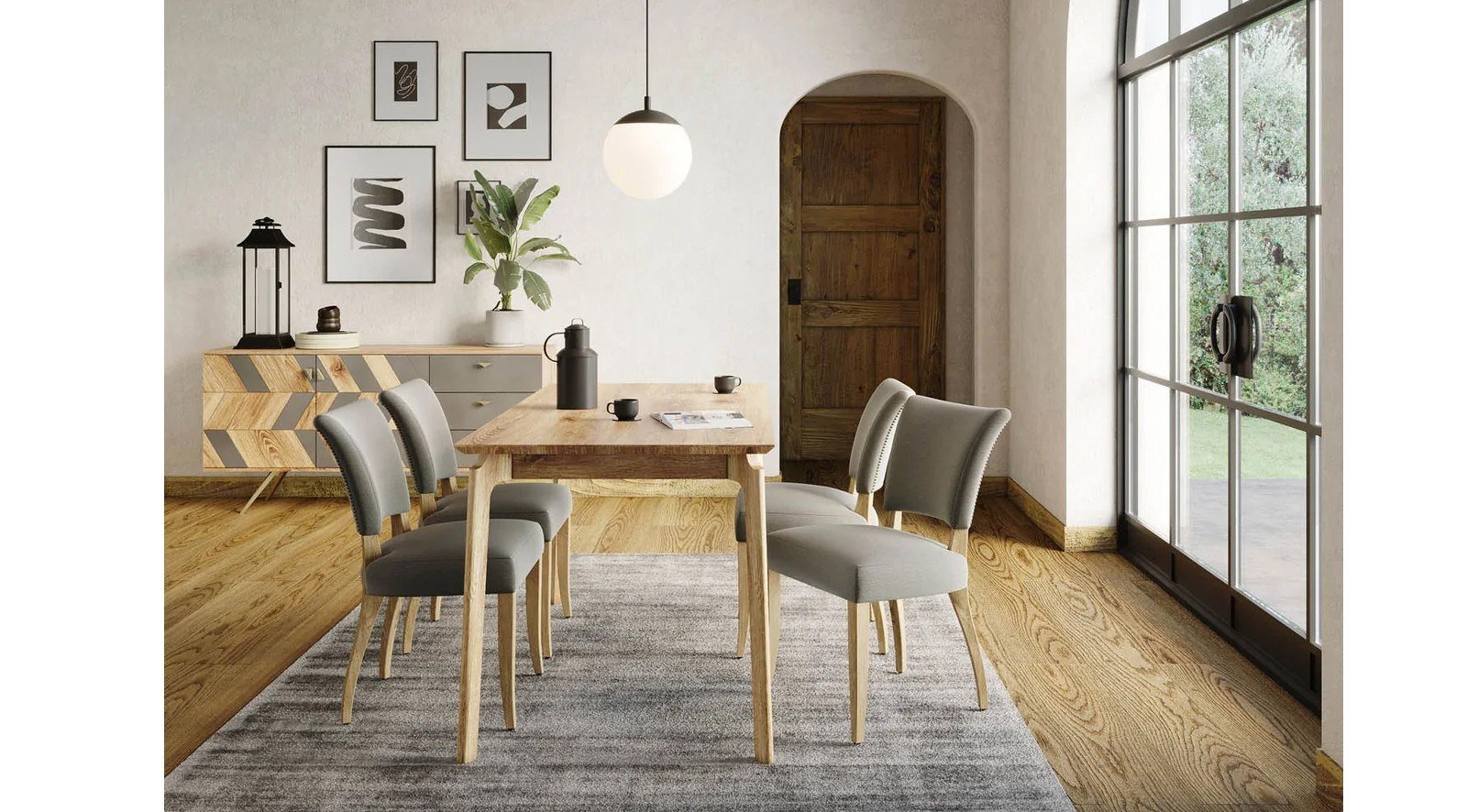 Mykonos Dining Table Natural - 84 Inch - Image 6