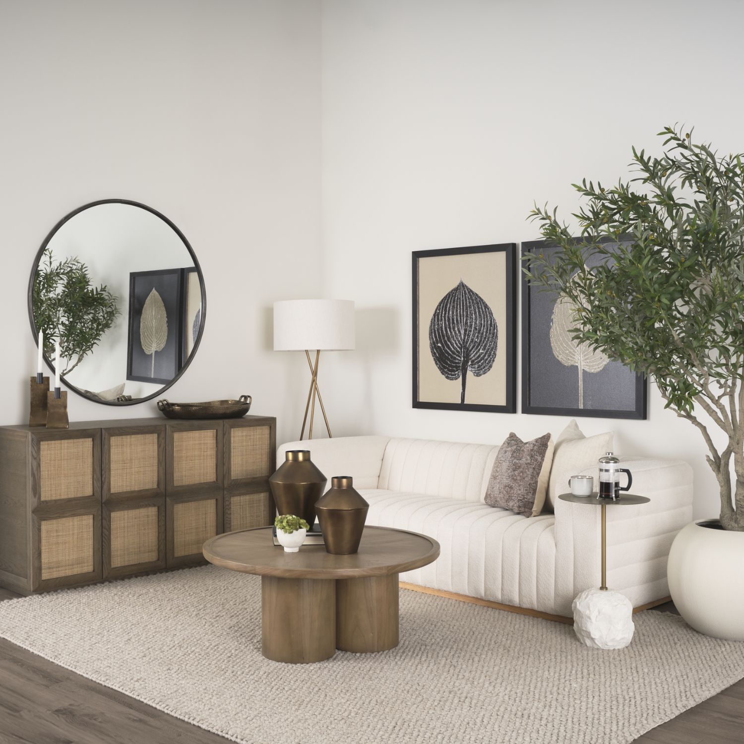Tavi Round Coffee Table - Image 9