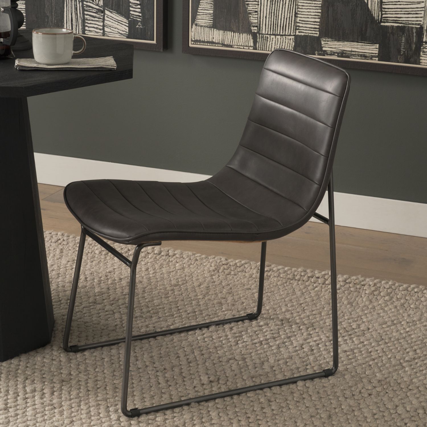 Thornton Faux Leather Chair - Image 11