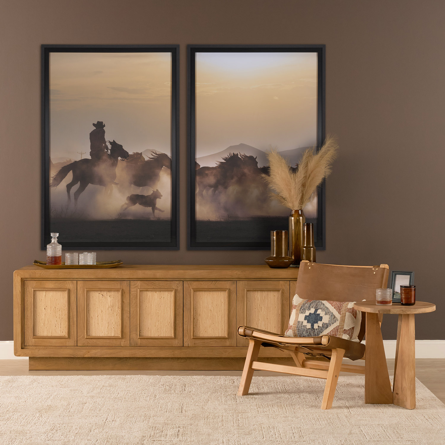 Valterra Light Brown Media Console - Image 12