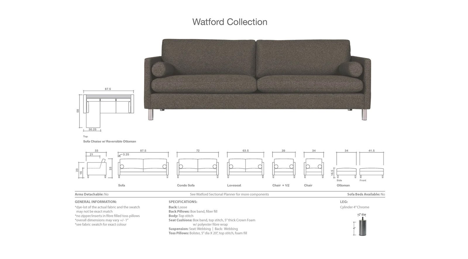 Watford Sectional - Image 3