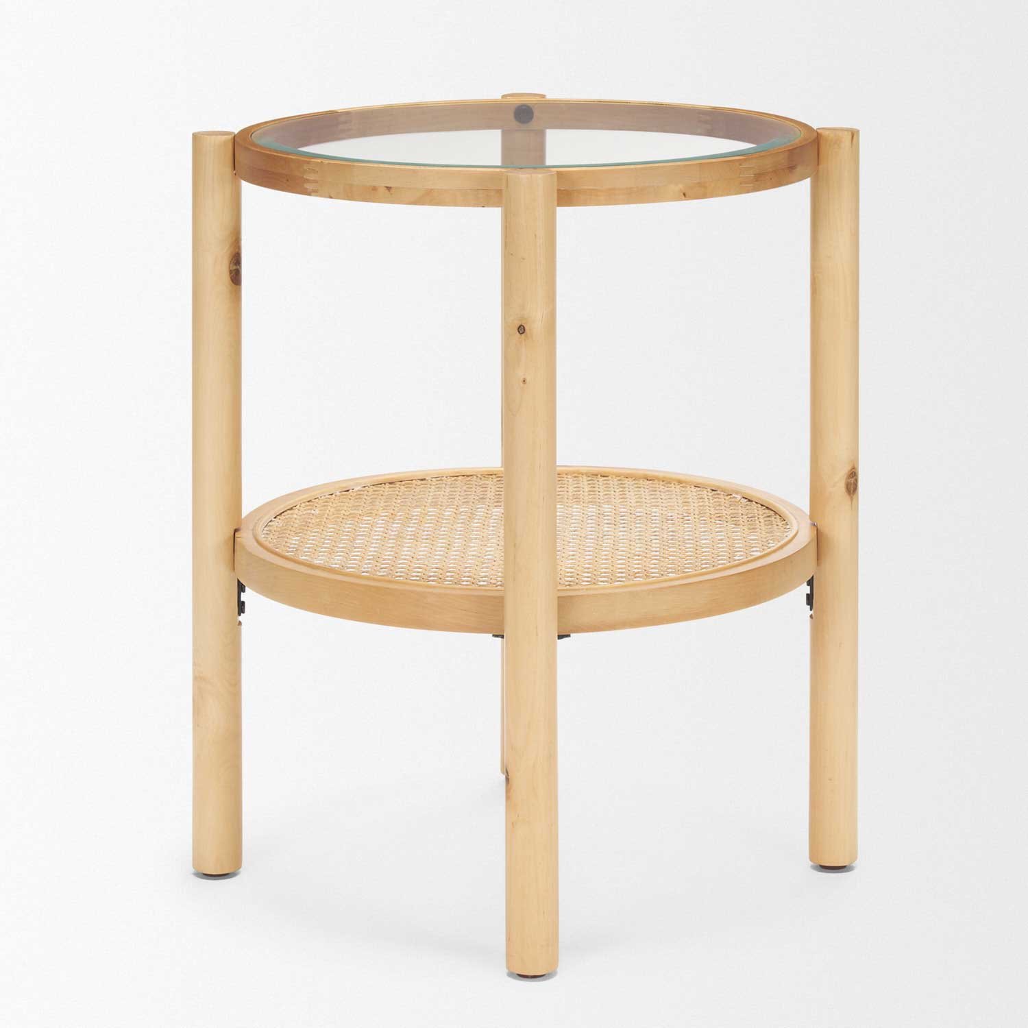 Weslyn Light Brown Side Table - Image 3